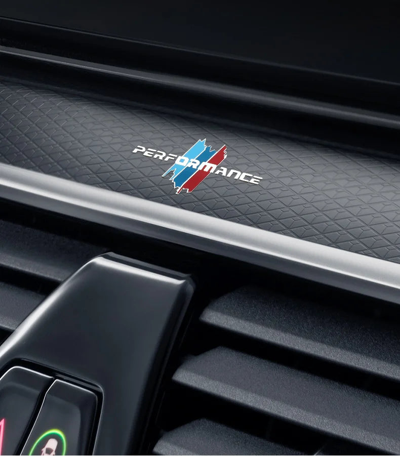 Tri-Color Stripe Metal Interior Sticker Set for BMW G30 G01 G05