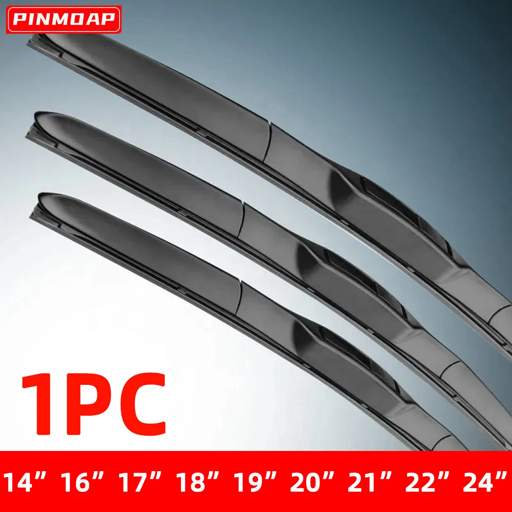 Universal Frameless Windshield Wiper Blade for J/U Hook Arms