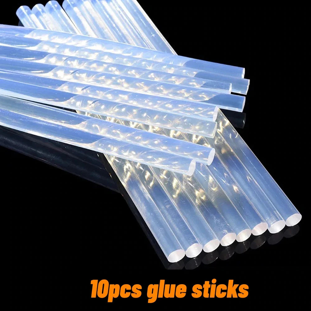 20W Mini Hot Melt Glue Gun for 7mm Glue Sticks, Household Repair