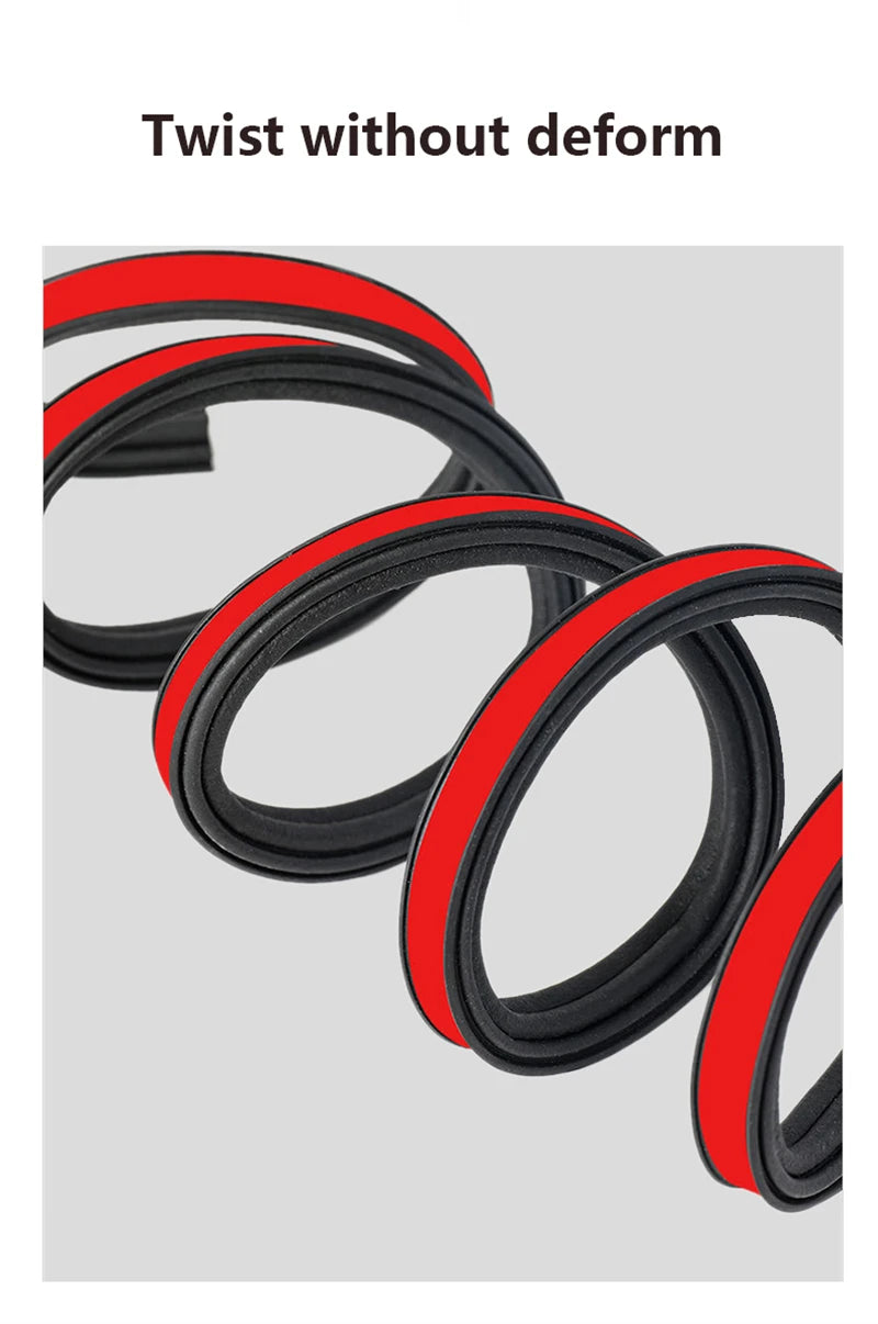 Universal 500cm Car Door Weatherproof Seal Strip - image 8