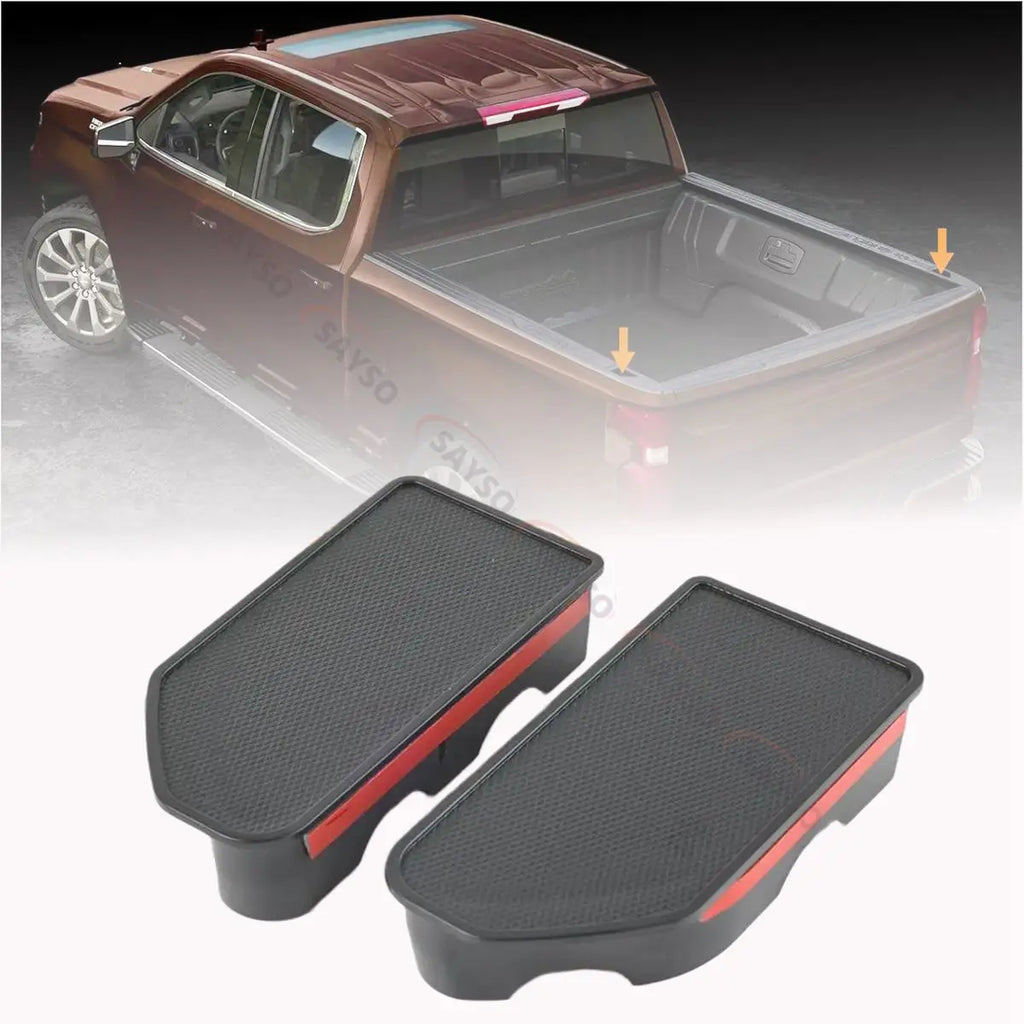 Chevy Silverado GMC Sierra Bed Rail Stake Hole Covers 2019-2023