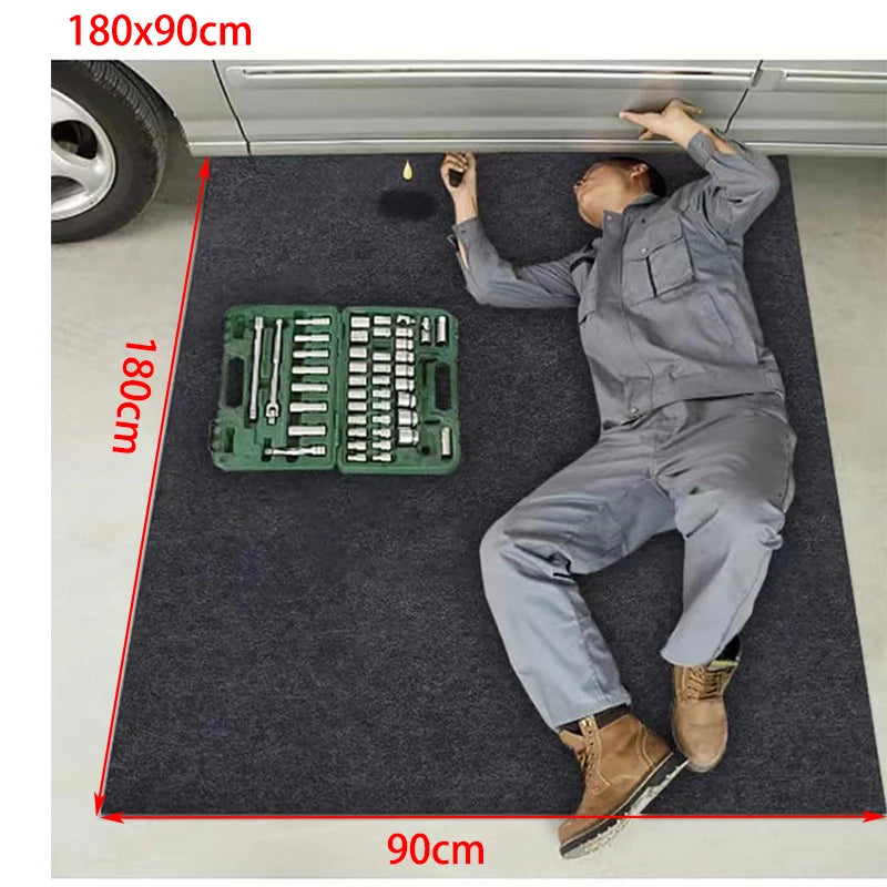 Car Maintenance Mat Oil Proof Waterproof Garage Floor Mat Automotive Repair Creeper Pad