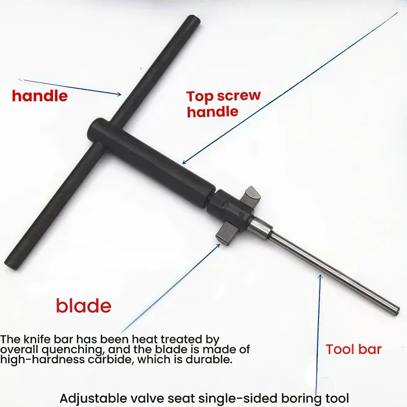 Valve Seat Reamer Kit 22-65mm Hard Alloy Flat Reamer Engine Tool - image 5