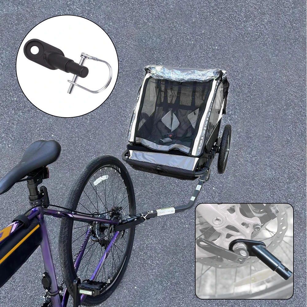 HEPPE Bike Trailer Hitch Coupler Kid Trailer Cargo Trailer Hitch Bike Trailer Adapter Hitch Coupler Bike Trailer Hitch Connector