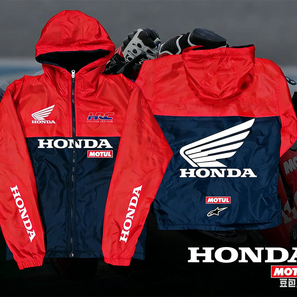 Honda Motocross Zip Hoodie for Men & Women - image 8