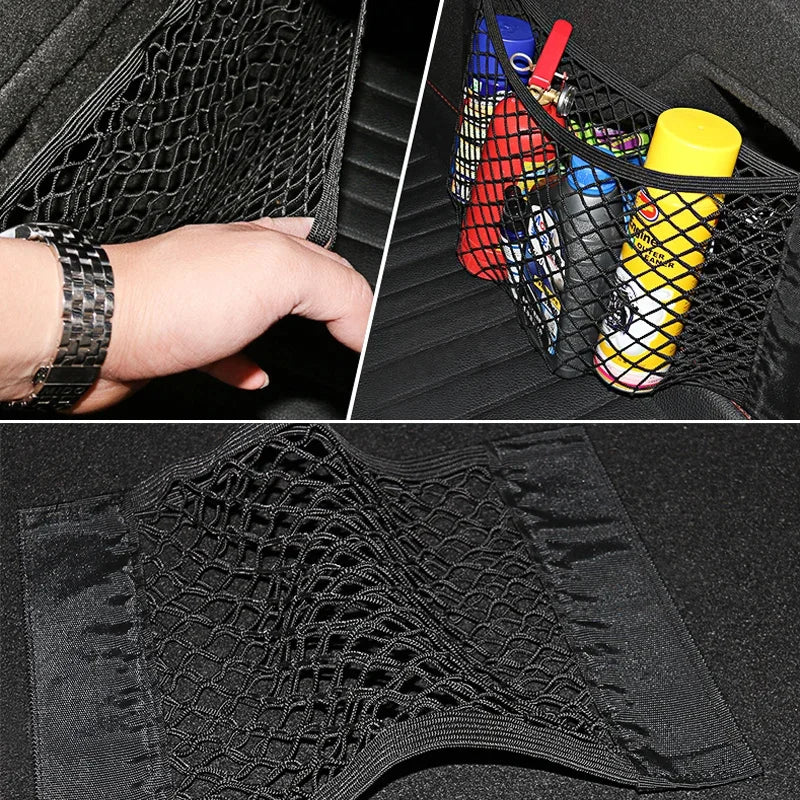 Elastic Mesh Storage Net for Trunk or Seat Back, 5 Sizes