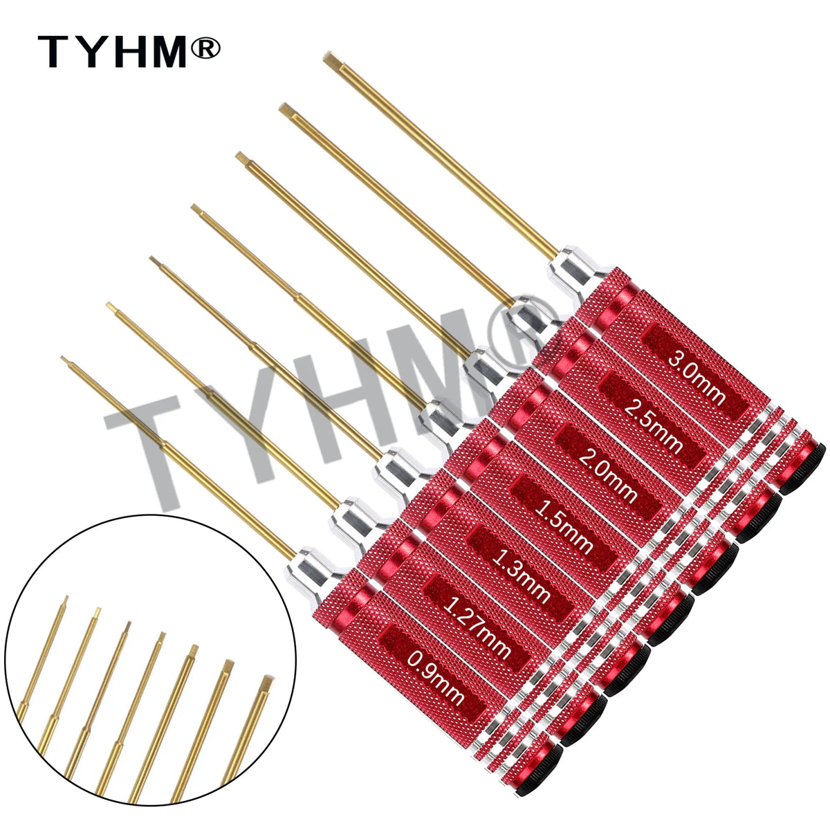 Titanium Plated Hex Screwdriver Set for RC Model Aircraft & Car - image 23