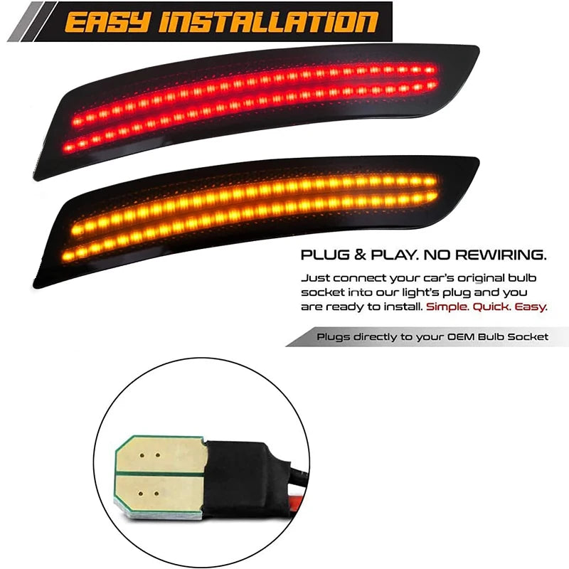 LED Side Marker Lights for 2016-2021 Chevy Camaro & Cadillac - image 3