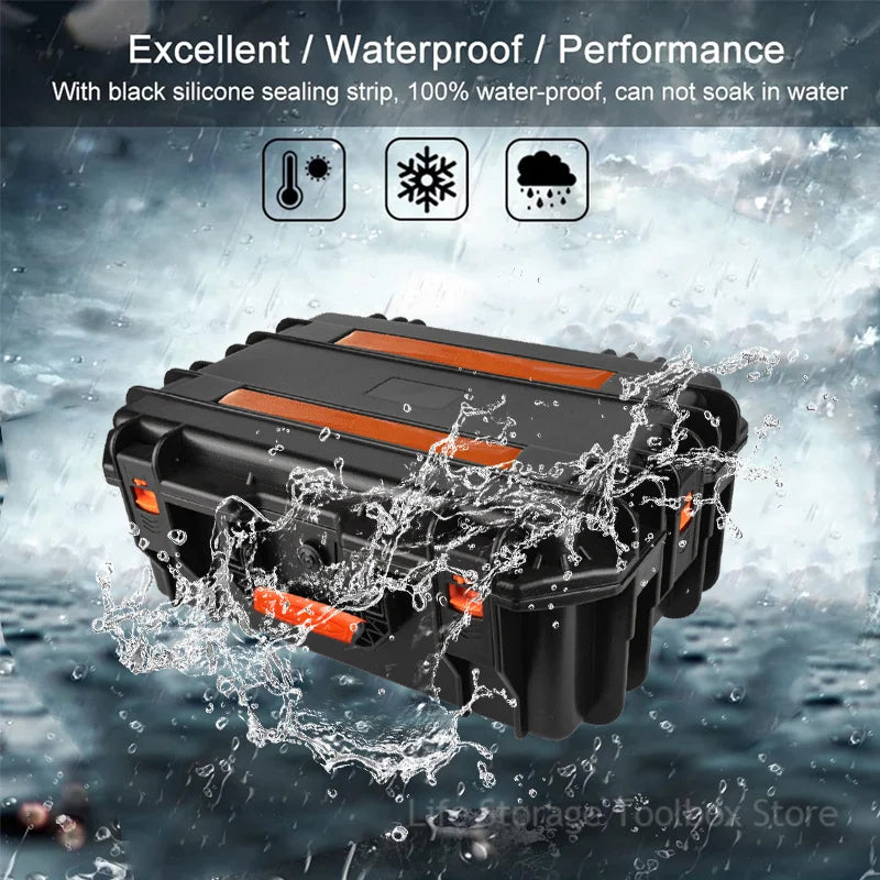 Large Capacity Tool Box with Wheels Professional Instrument Tool Box Hard Case Tool Box on Wheel Pelican Case Tool Box 공구박스바퀴형