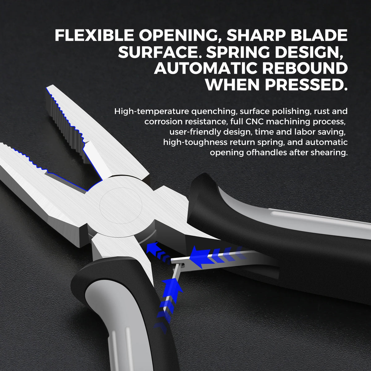 8-Piece Mini Pliers Set with Tool Bag