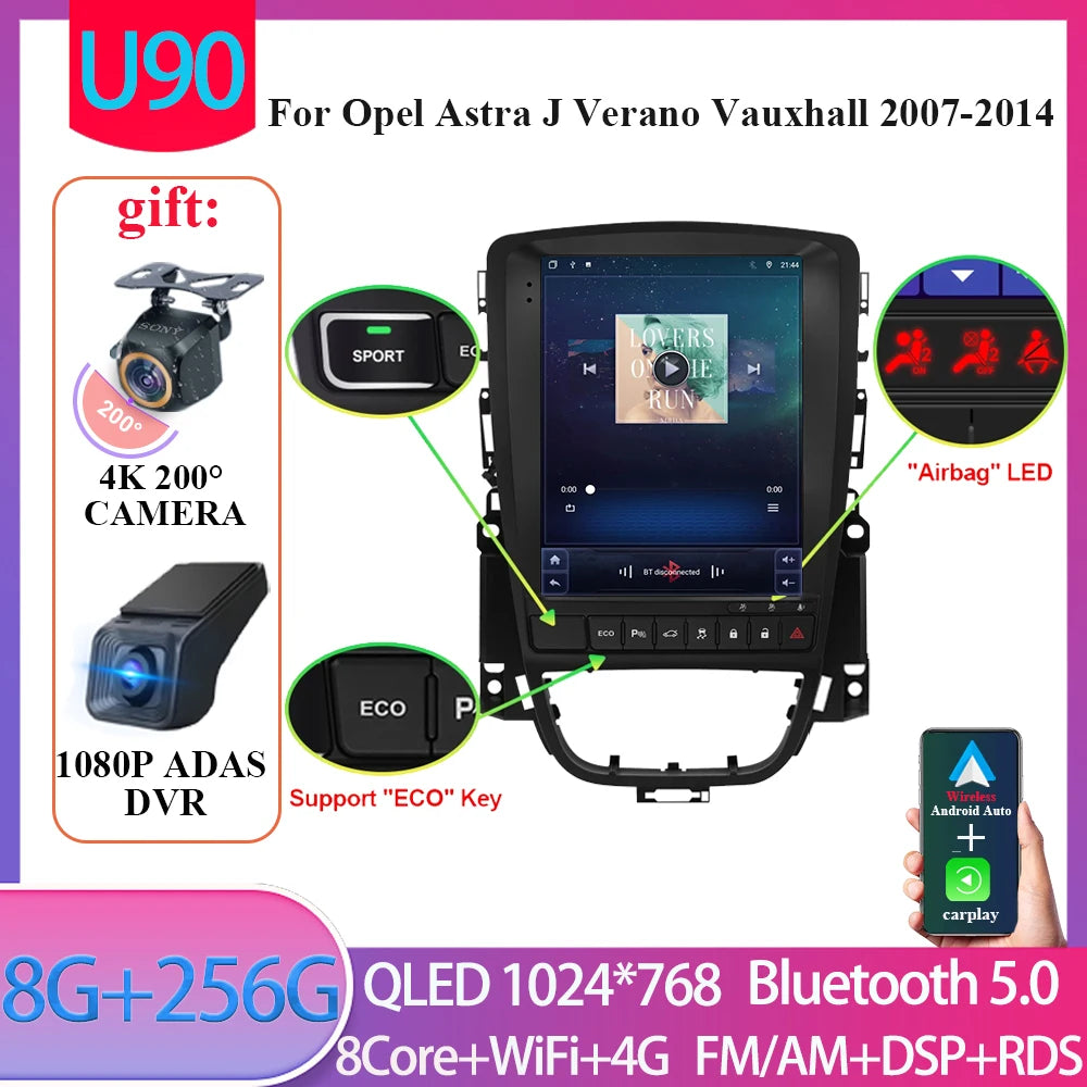 9.7" Android Car Multimedia Player for Opel Astra J & Vauxhall - image 10