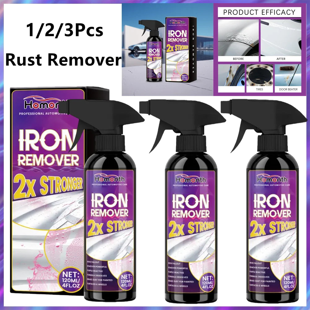 Rust Remover Spray for Metal, Auto & Home - Non-Corrosive