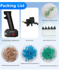SHANGSE No-Clean Airbrush Kit-30PSI  Rechargeable Cordless Quick Spray Portable Tools for Model Painting Furniture Restoration