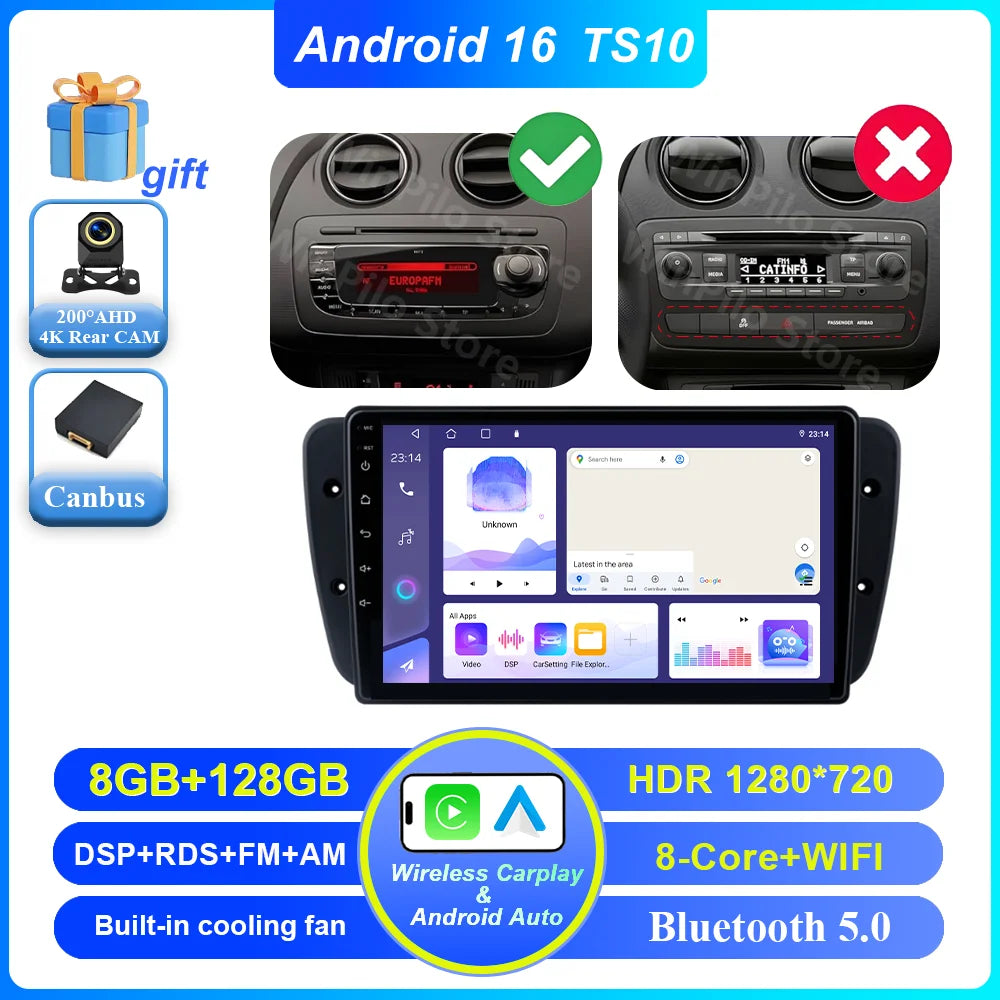 Android Car Radio for Seat Ibiza MK4 2008-2015 | CarPlay & GPS - image 17