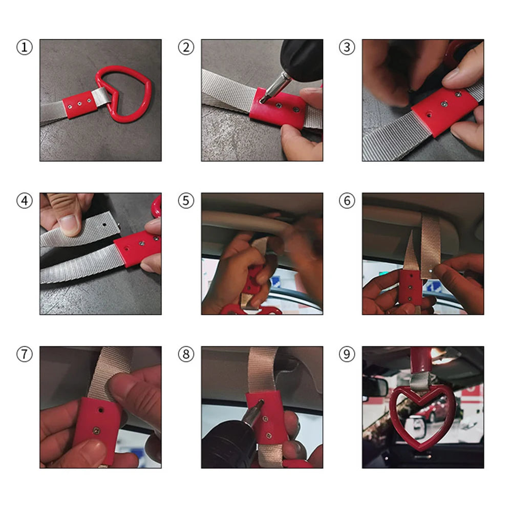 JDM Cat Tsurikawa Ring Handle Strap for Car Interior Style - image 5