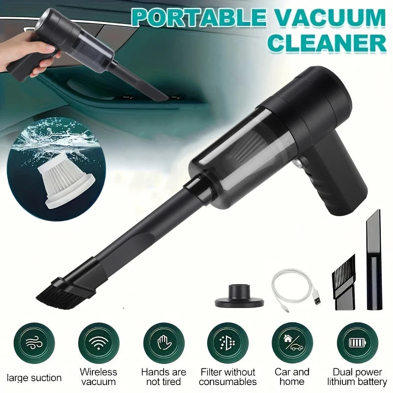 Small Mini Handheld Portable Car Vacuum Cleaner Multifunctional for Inside the Car