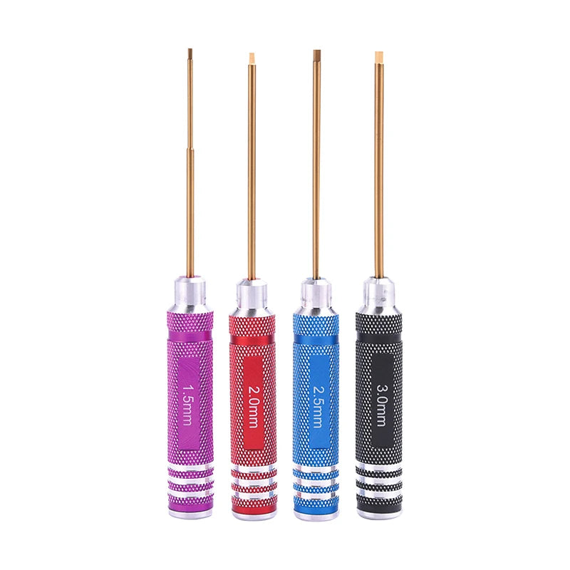 Titanium Plated Hex Screwdriver Set for RC Model Aircraft & Car - image 33