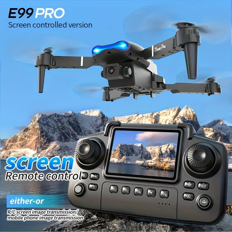 E99 Pro Max Foldable Drone with Dual HD Camera and Remote