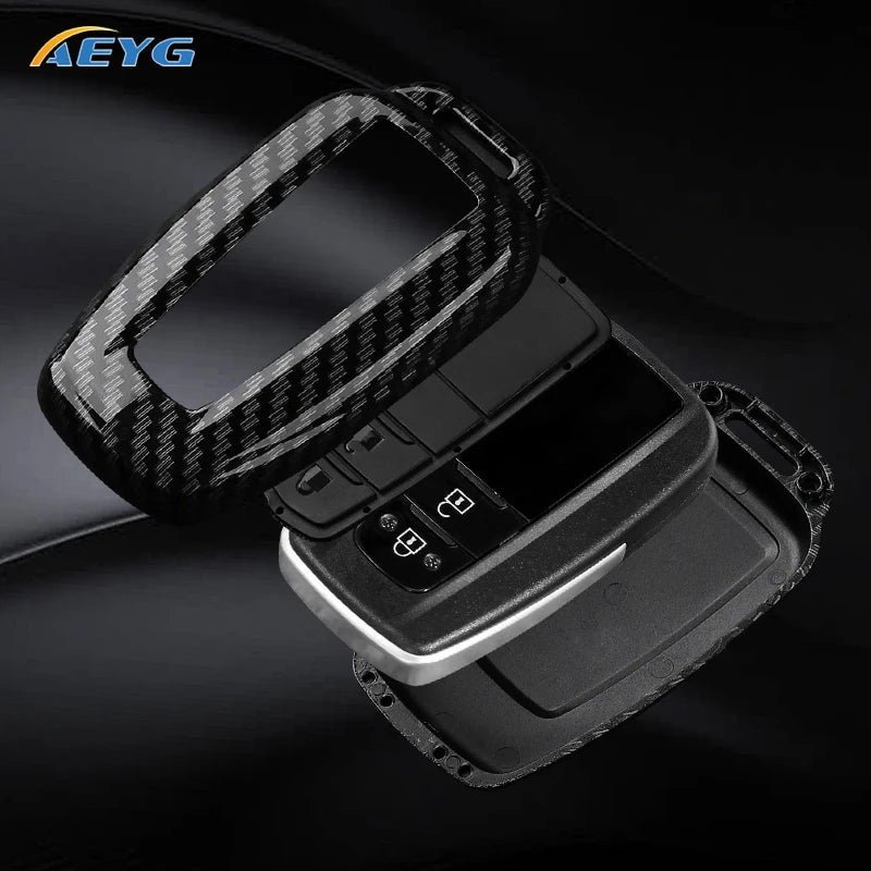 Carbon Fiber Key Fob Case for Toyota 2018-2022 Camry RAV4 Prius - image 4