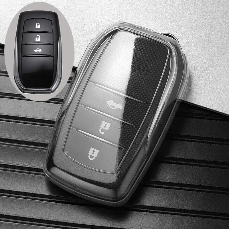Durable Soft TPU Car Key Case for Toyota – Stylish Protection