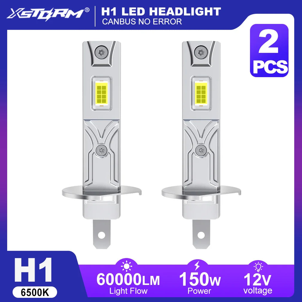 XSTORM H1 LED Headlight Bulb 60000LM 150W Brightness