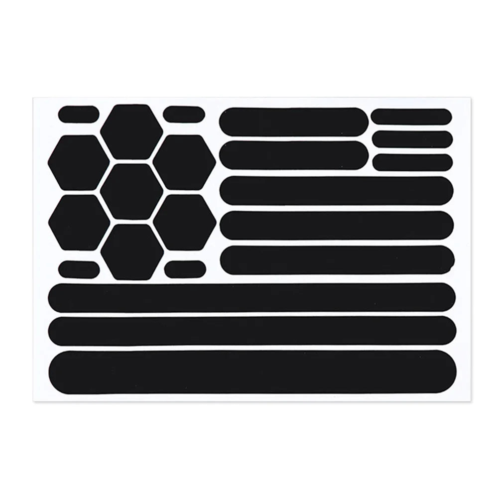 Reflective Helmet Warning Stickers for Night Safety - image 9