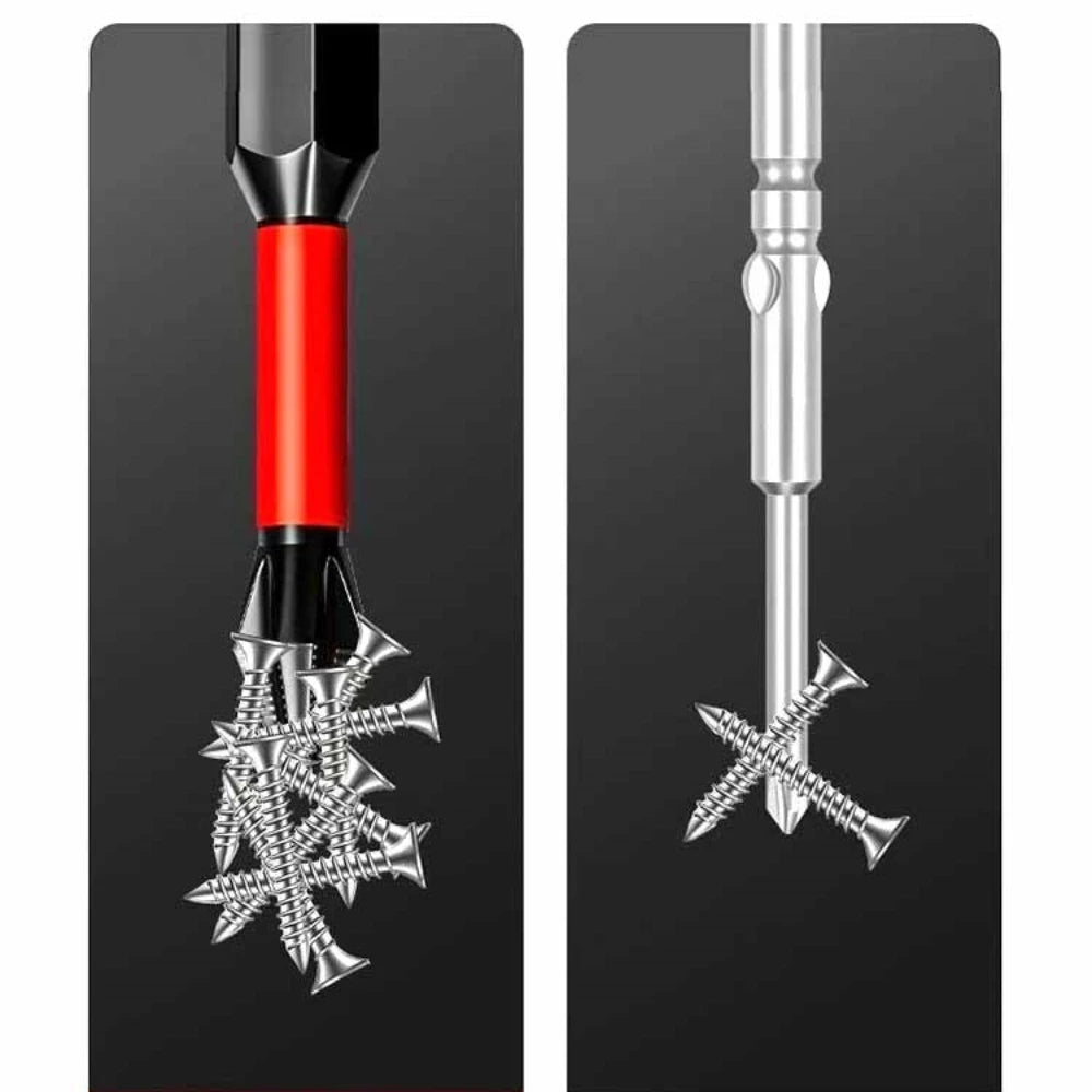 Anti Slip Bits Magnetic Screwdriver Bit Set S2 Alloy Steel Impact Resistance Bits-3/6/12Pcs Suitable for Electric Drills