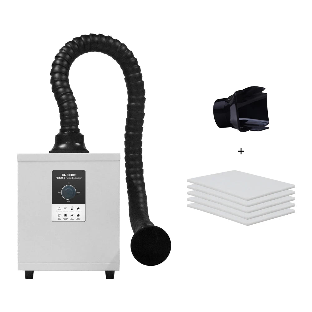 Soldering Fume Extractor, 3-Stage Filters, Strong Suction for Laser Engraving