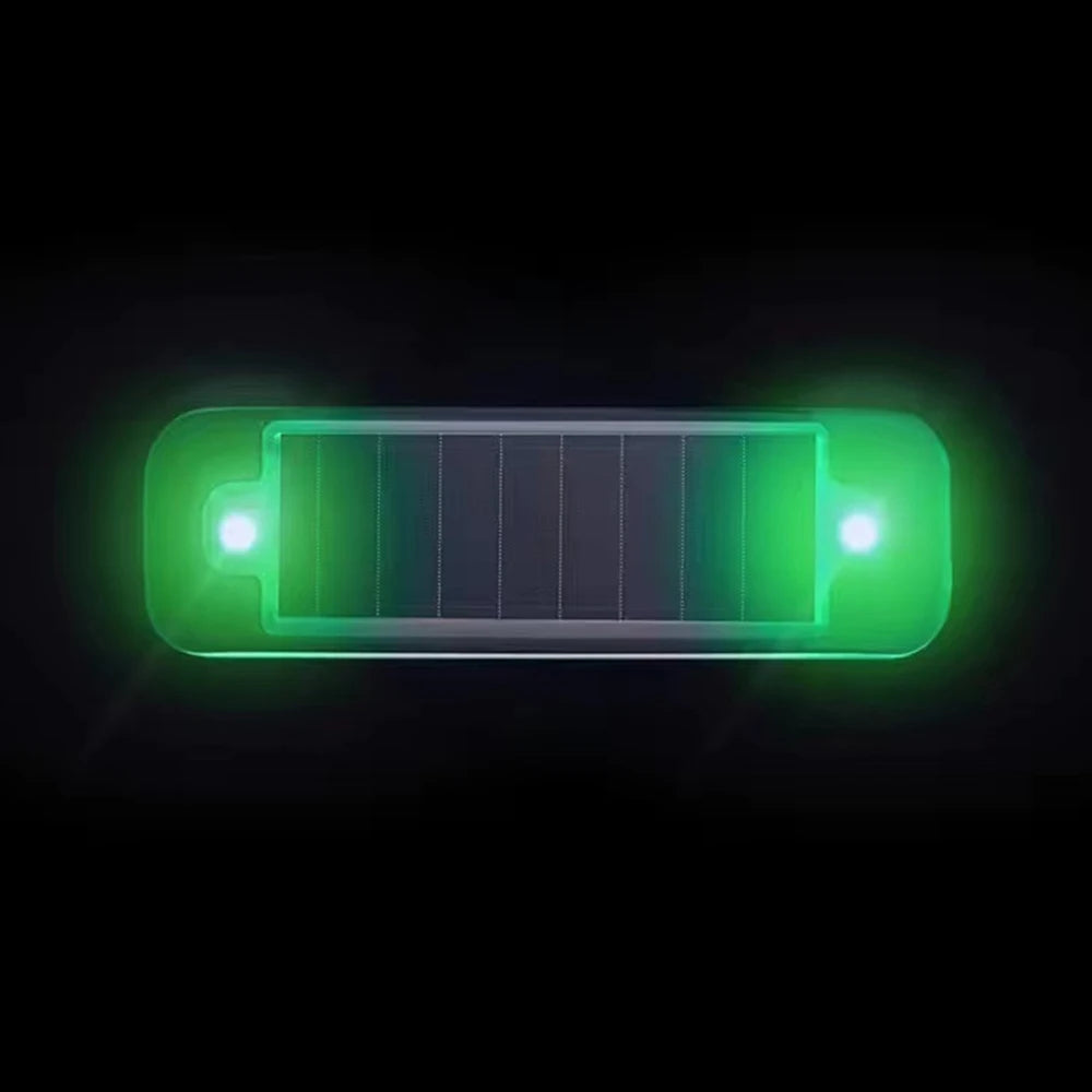 Mini Solar LED Dummy Car Alarm Light, Flashing Anti-Theft Warning Lamp