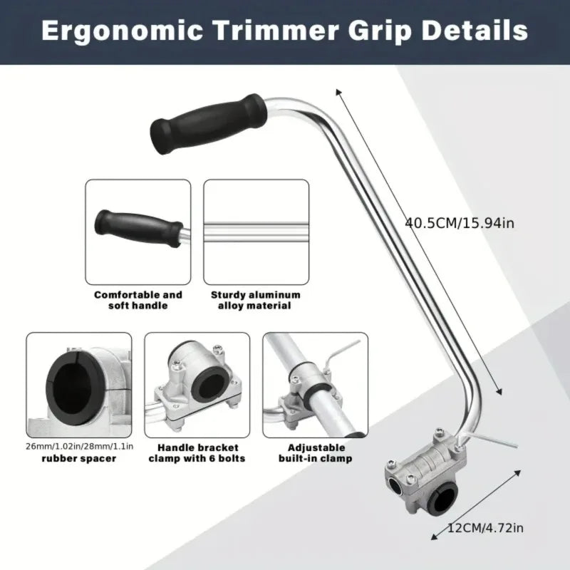 Ergonomic Trimmer Handle for Weed Eater & Lawn Care - image 2