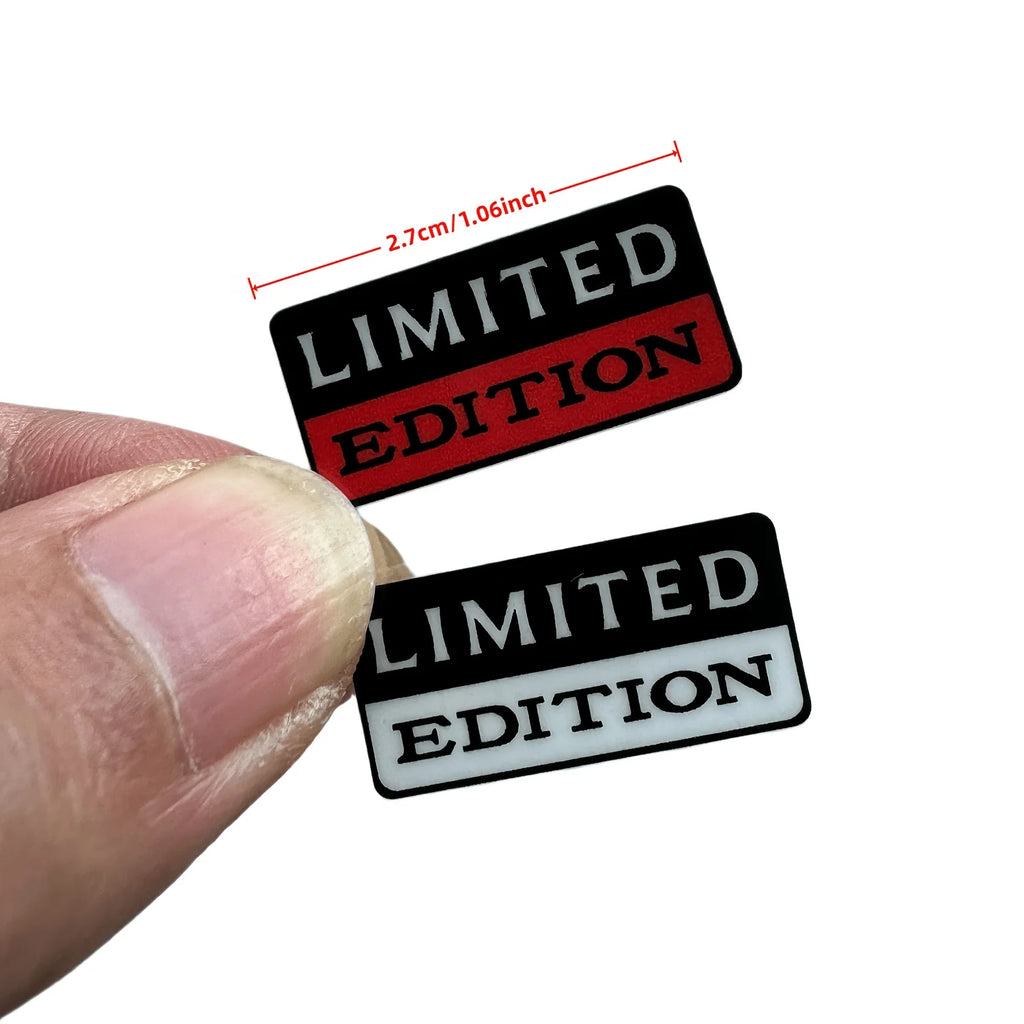 4pc Limited Edition Emblem Decals for Car, Motorcycle and Helmet - view 2