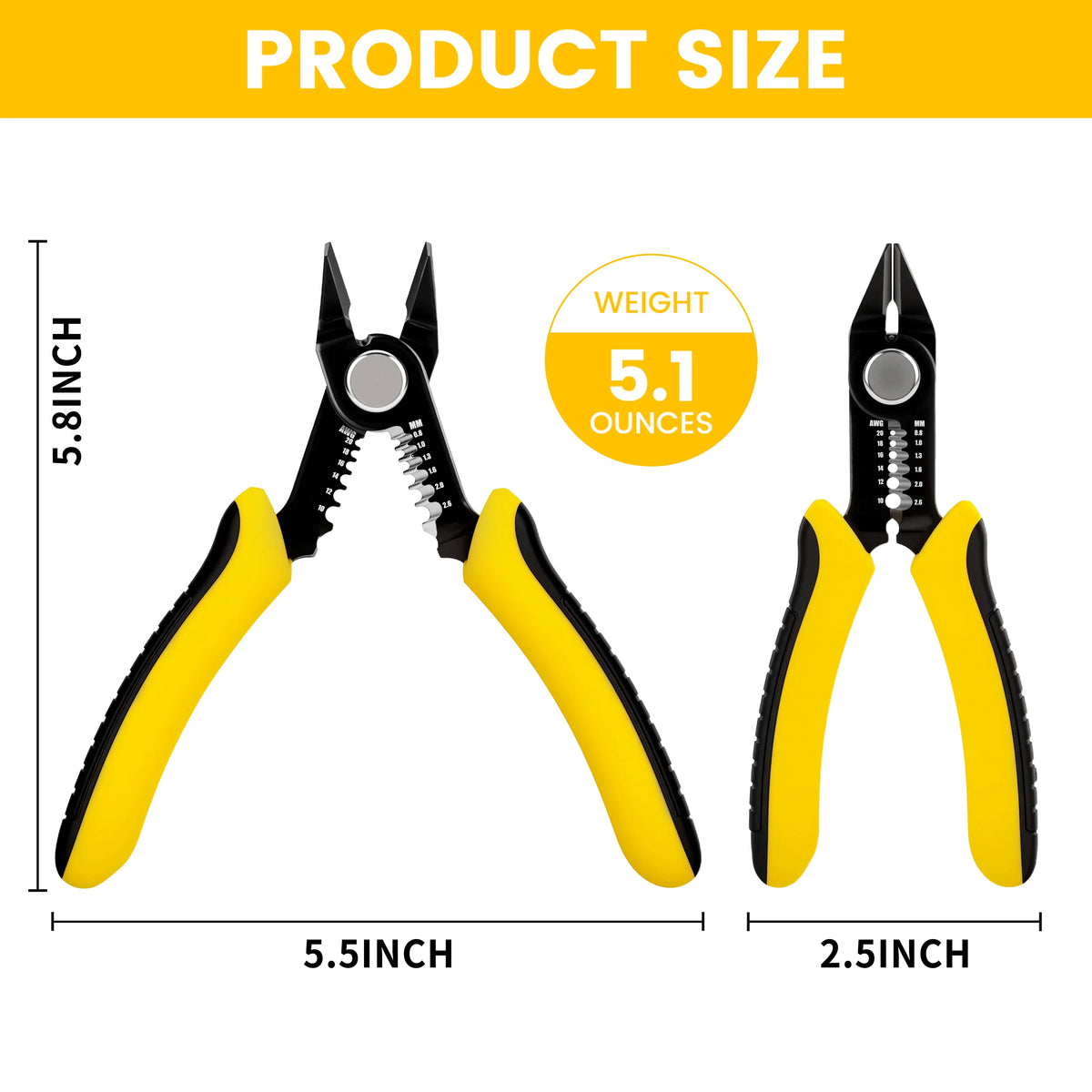 Automatic Stripping Cutter Wire Stripper Pliers Cable Wire Crimping Electrician Repair Tools Wire Stripper Tool