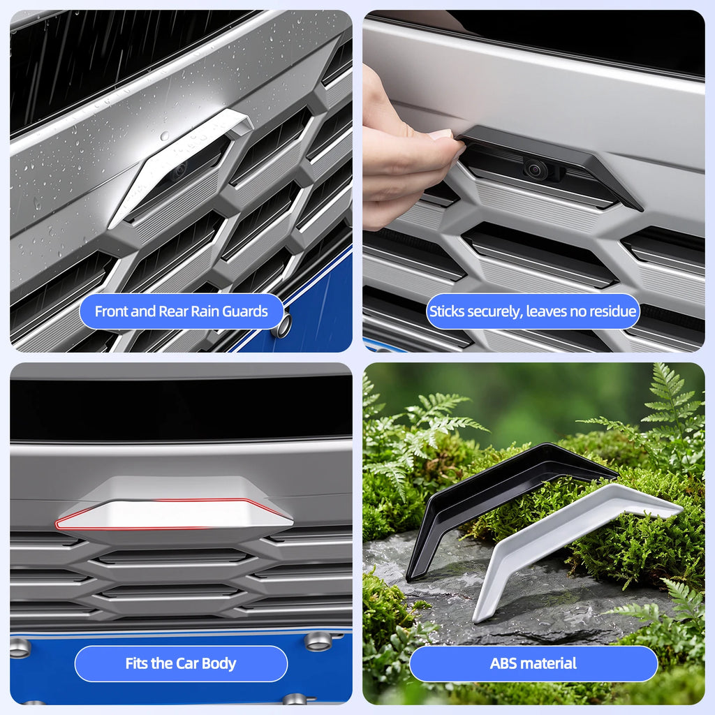 Camera Rain Shade Cover for Toyota RAV4 2026-2028, Black ABS - view 6