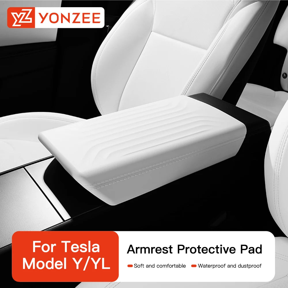 Armrest Cover for Tesla Model Y Juniper, Model YL and Model 3 Highland