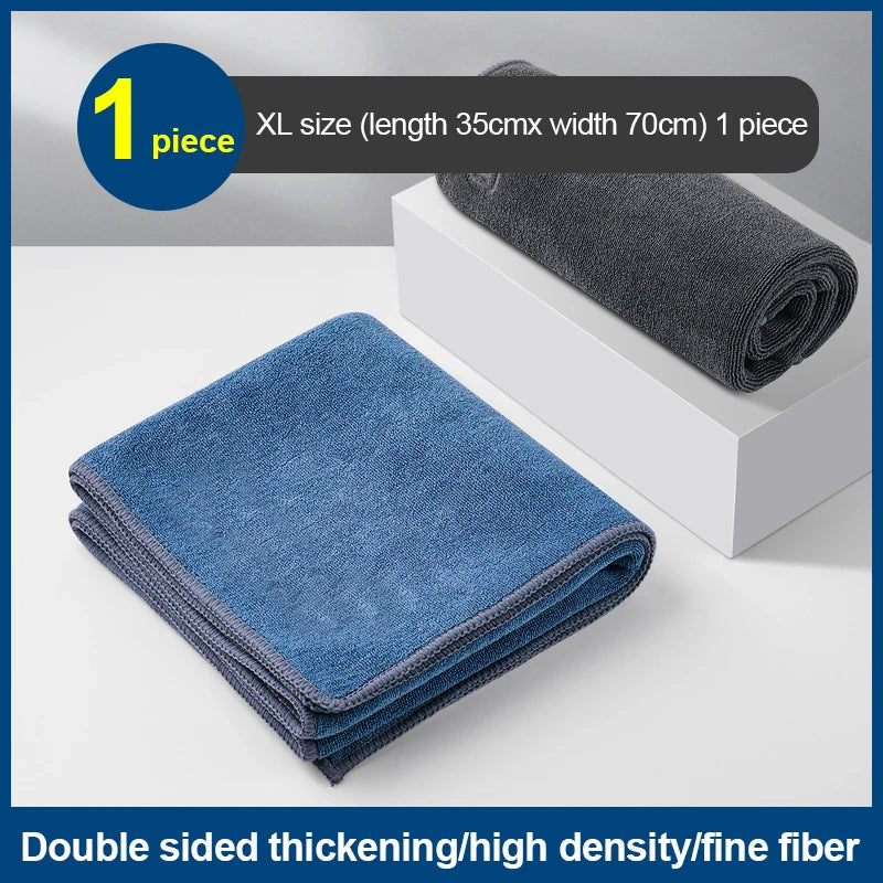 Thick Double Layer Microfiber Car Washing & Drying Towels