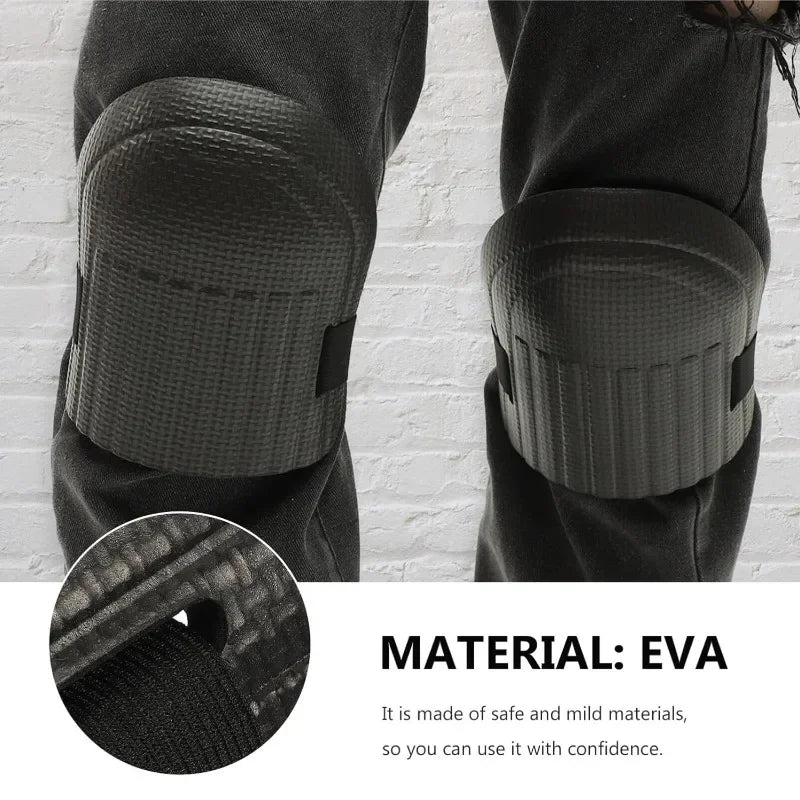 Hinged Knee Pads for Work – Adjustable Clip, Heavy Duty