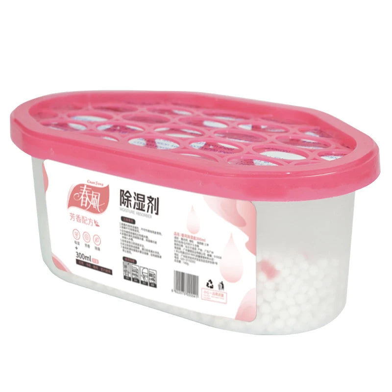Reusable moisture absorber boxes, 3 pack 700ml closet dehumidifier