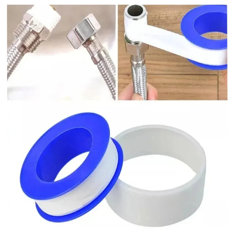 PTFE Thread Seal Tape Rolls – Plumbing & Pipe Sealing, 1–20 Pack