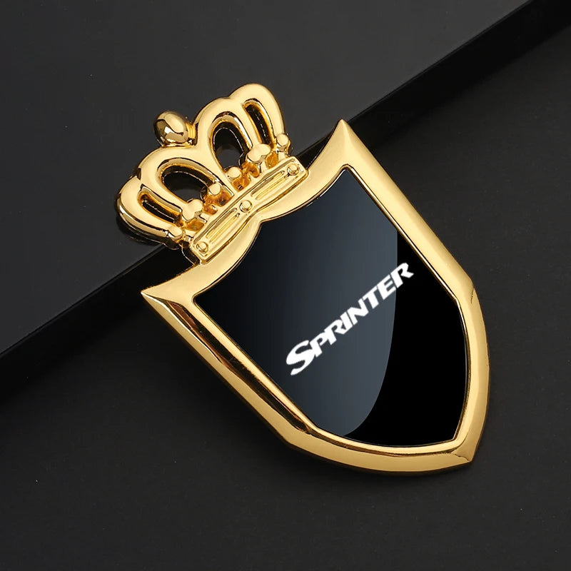 New body metal stickers window decals logo badge stickers for Mercedes Benz SPRINTER Car Accessories