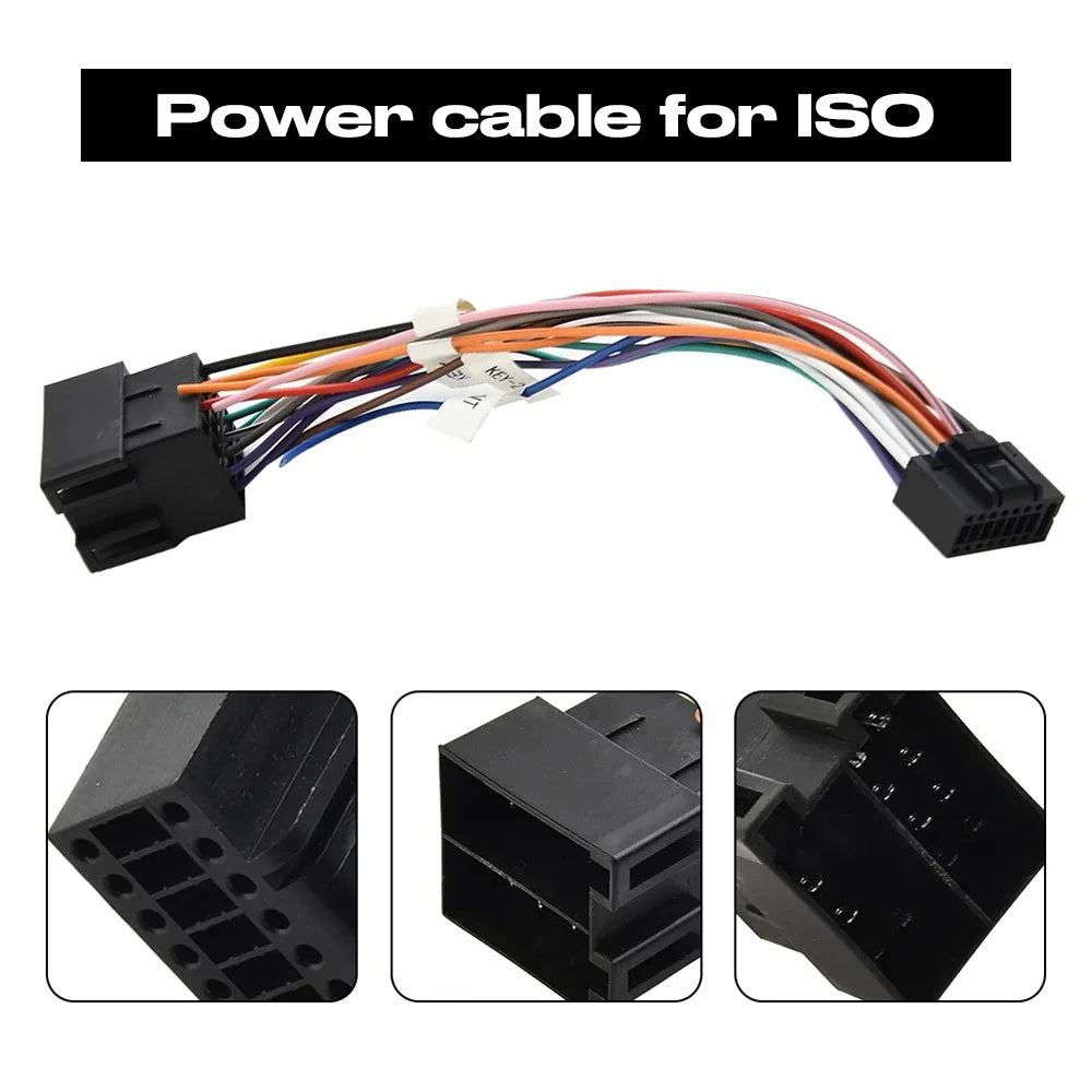 Universal ISO Car Stereo Power Cable for Toyota, Nissan, Suzuki - image 5