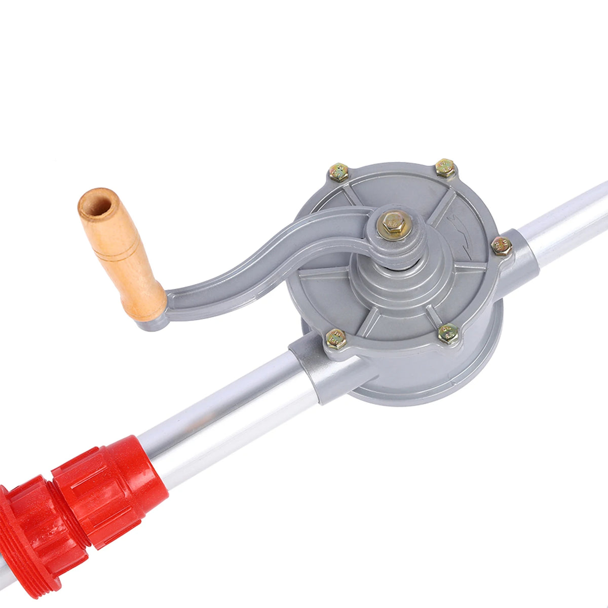Aluminum Alloy Rotary Hand-Operated Drum Pump for Diesel and Oil Dispensing