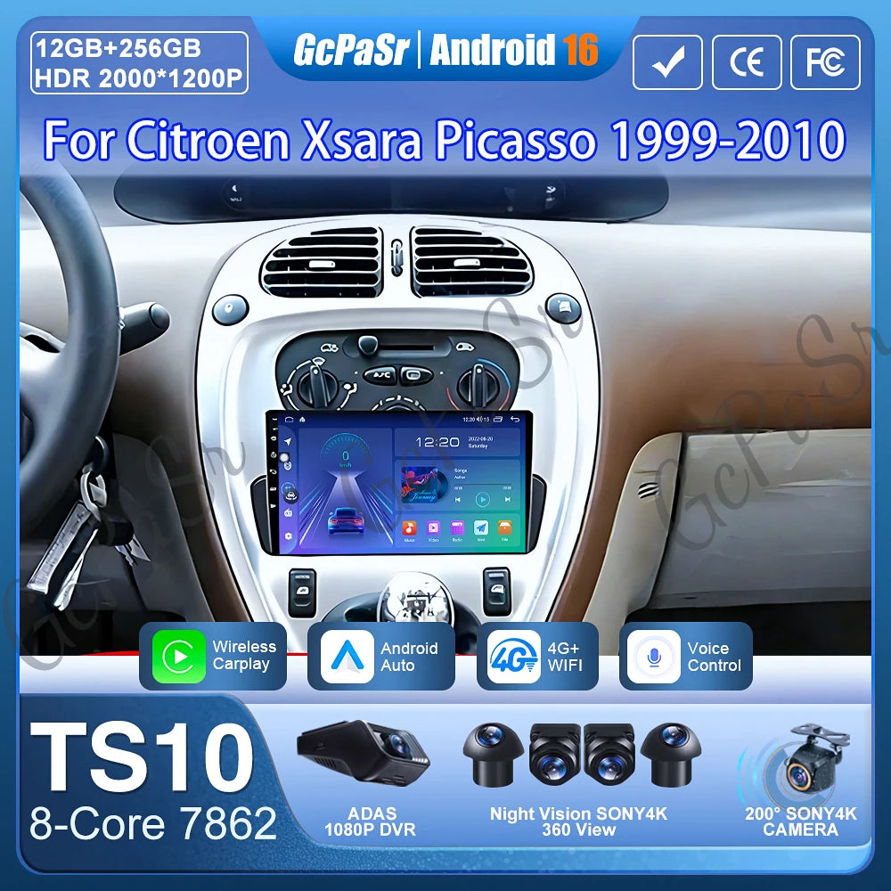 Car Multimedia Player for Citroen Xsara Picasso with CarPlay