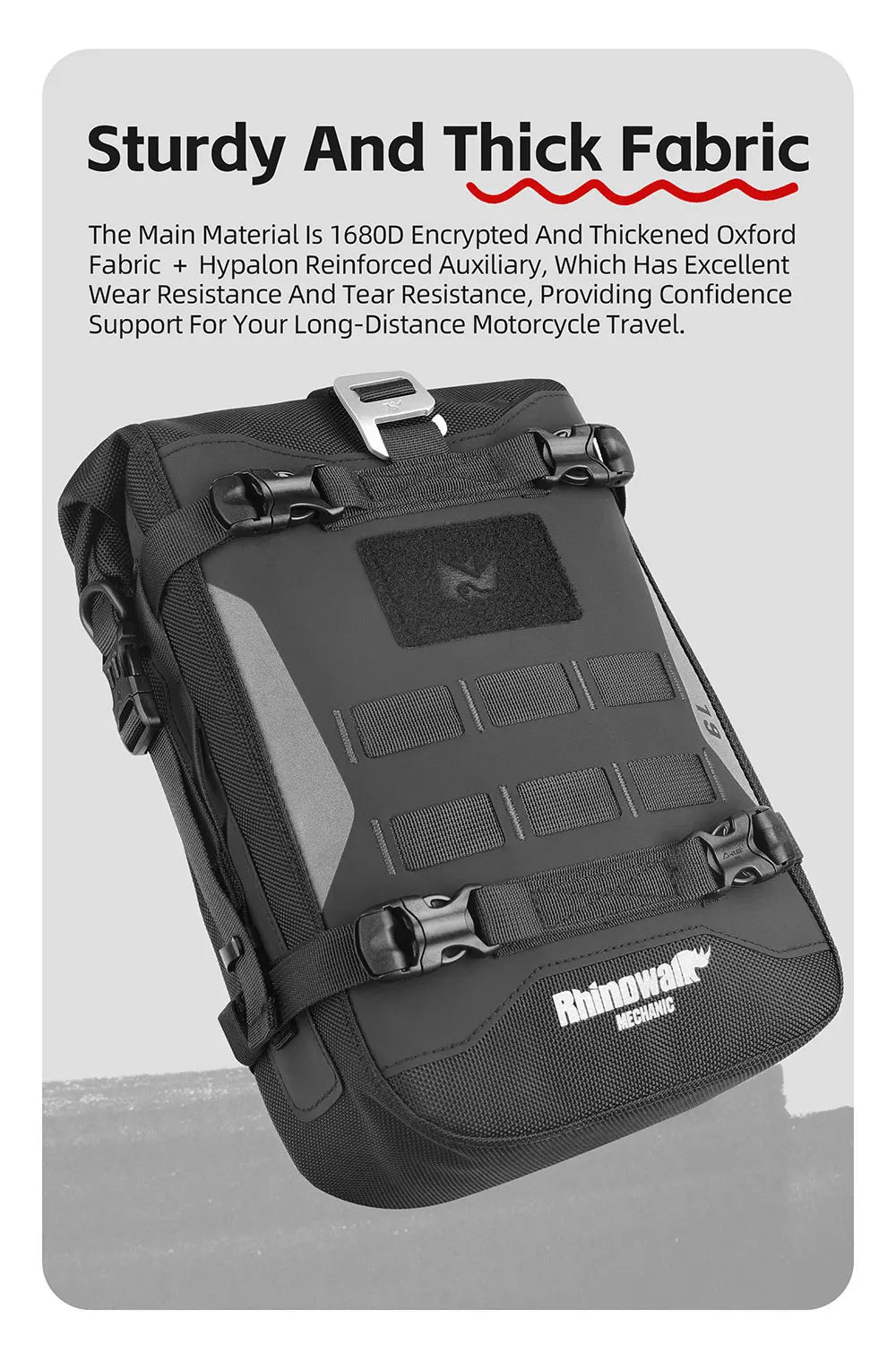 Rhinowalk Waterproof Crash Bar Bag & Tool Pouch - image 12