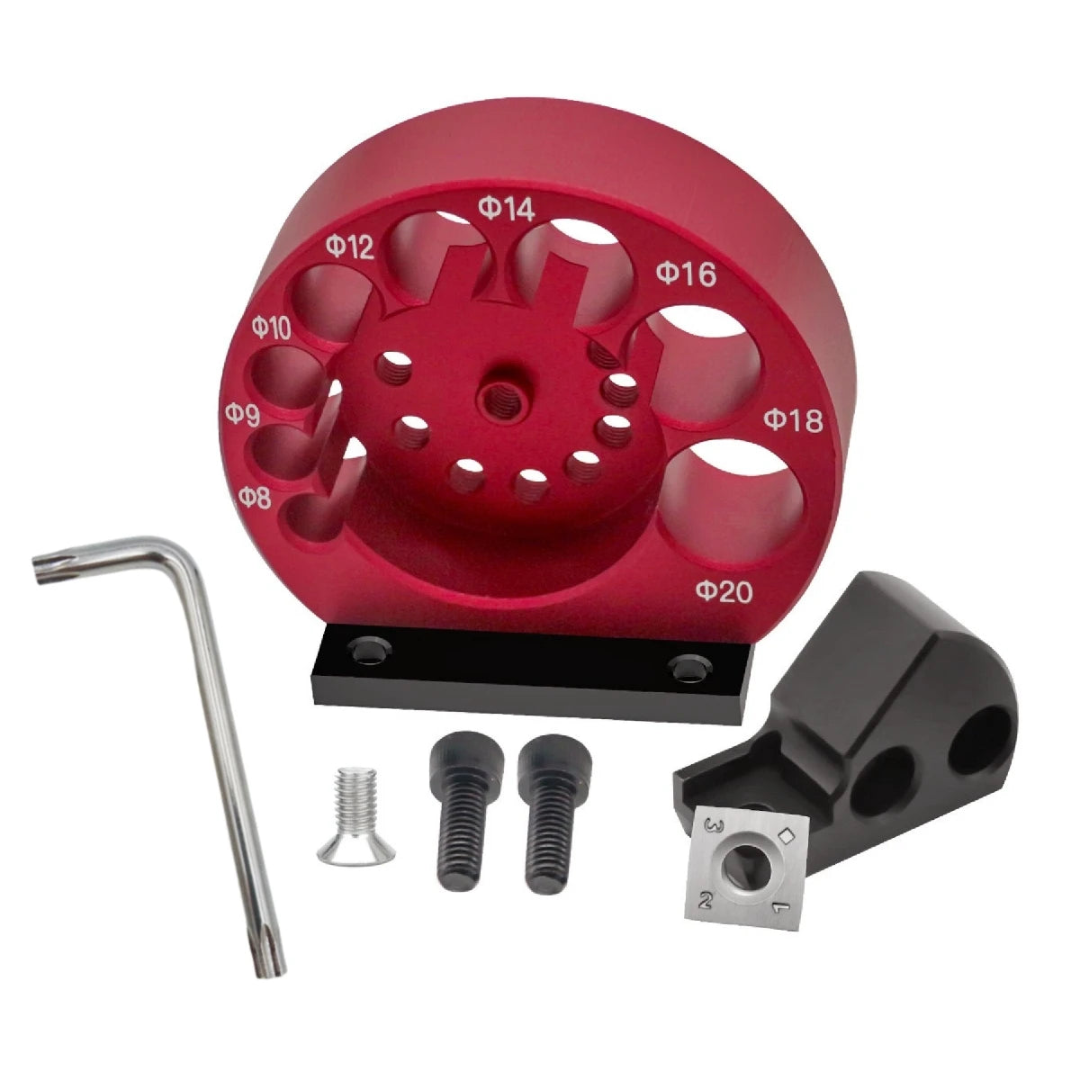 8-Hole Dowel Maker Jig Kit 8-20mm with Carbide Blades for Woodworking - image 11