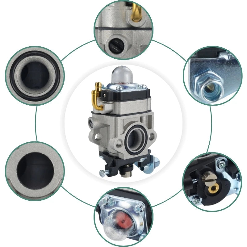 11mm 2-Stroke Carburetor for Small Engines & Garden Tools - image 3