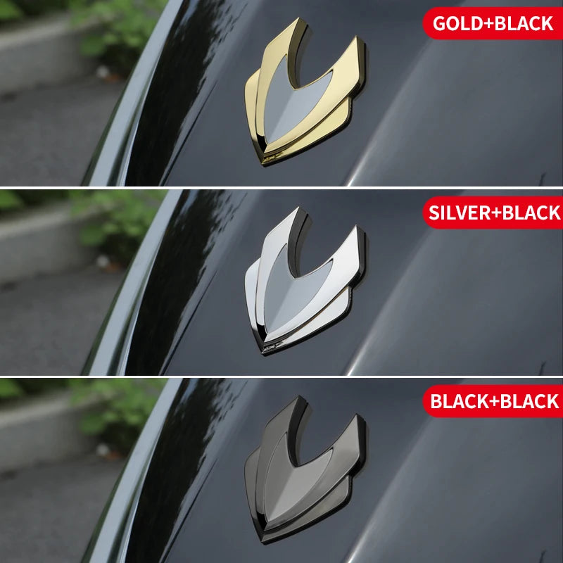 Personalized Stainless Steel Motorcycle Metal Sticker, Custom Text - view 5