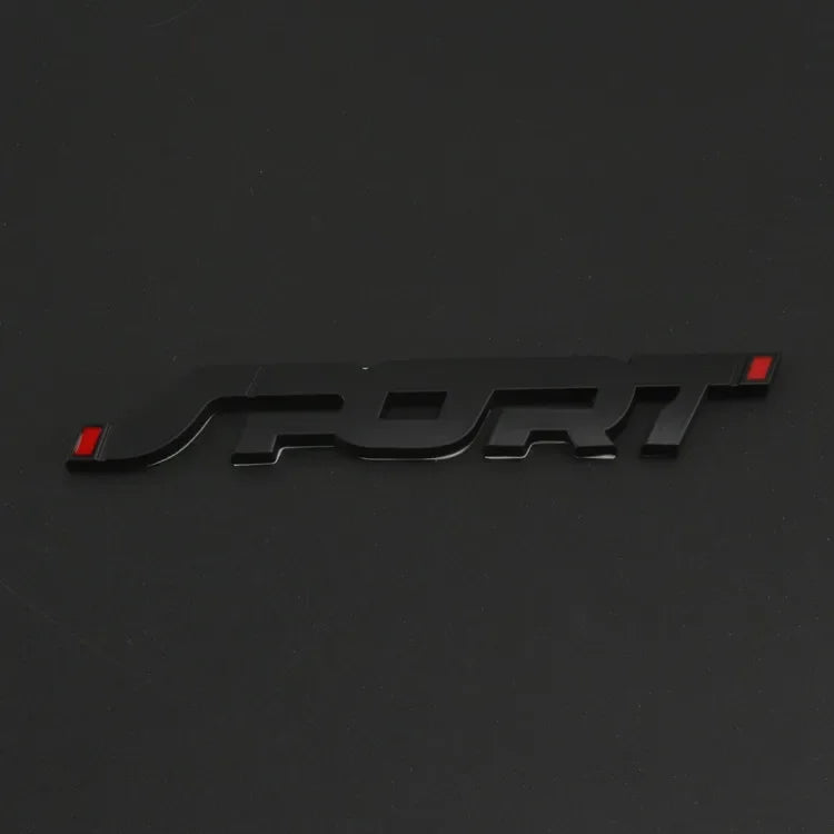 3D Chrome Metal Sport Letter Trunk Emblem Badge Decal - view 11