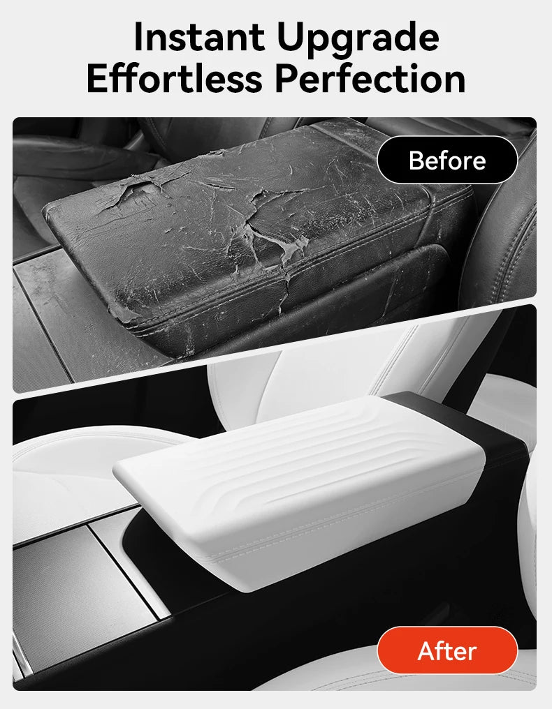 Armrest Cover for Tesla Model Y Juniper, Model YL and Model 3 Highland