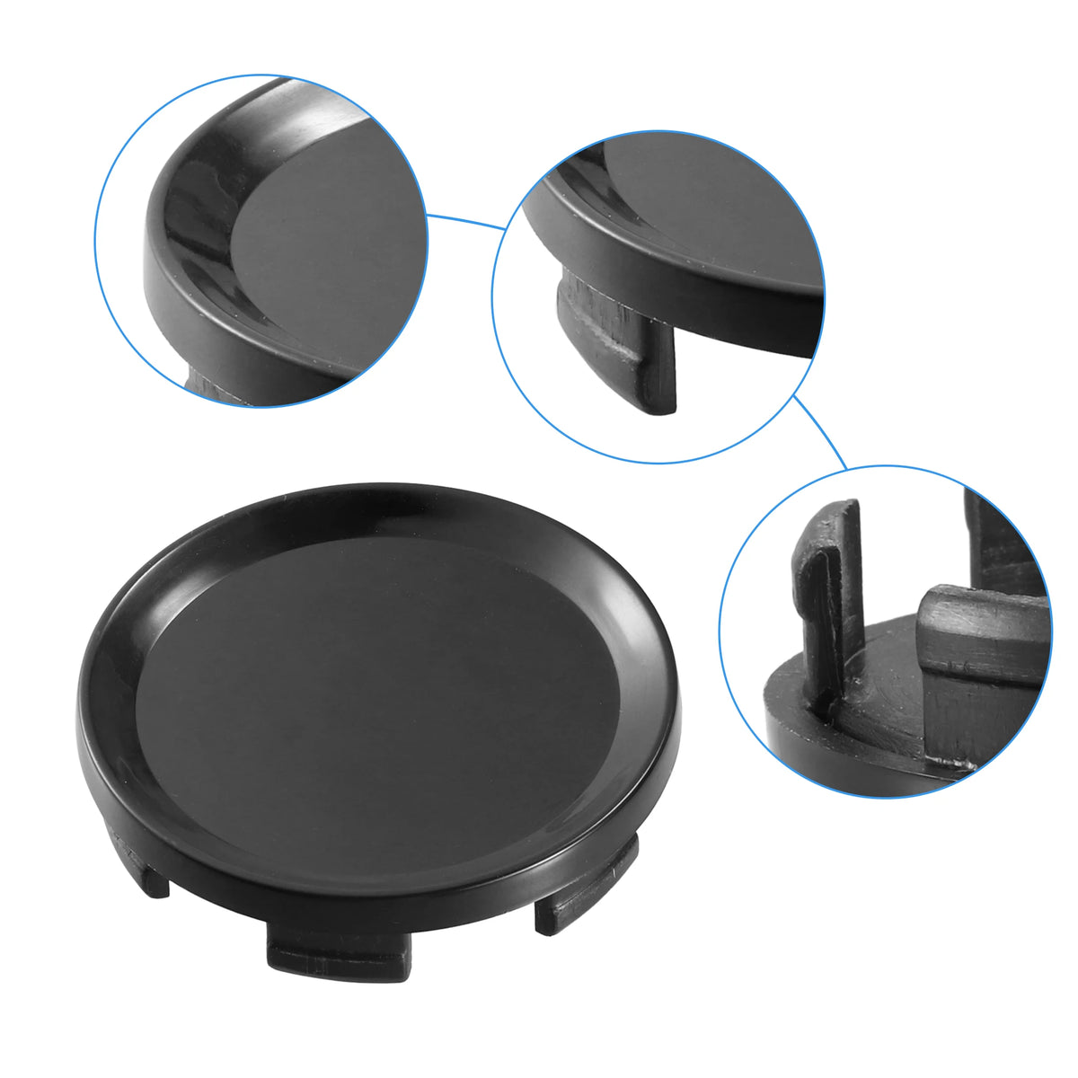 X Autohaux Universal Wheel Center Caps, 53-75mm 4-Pack - image 23