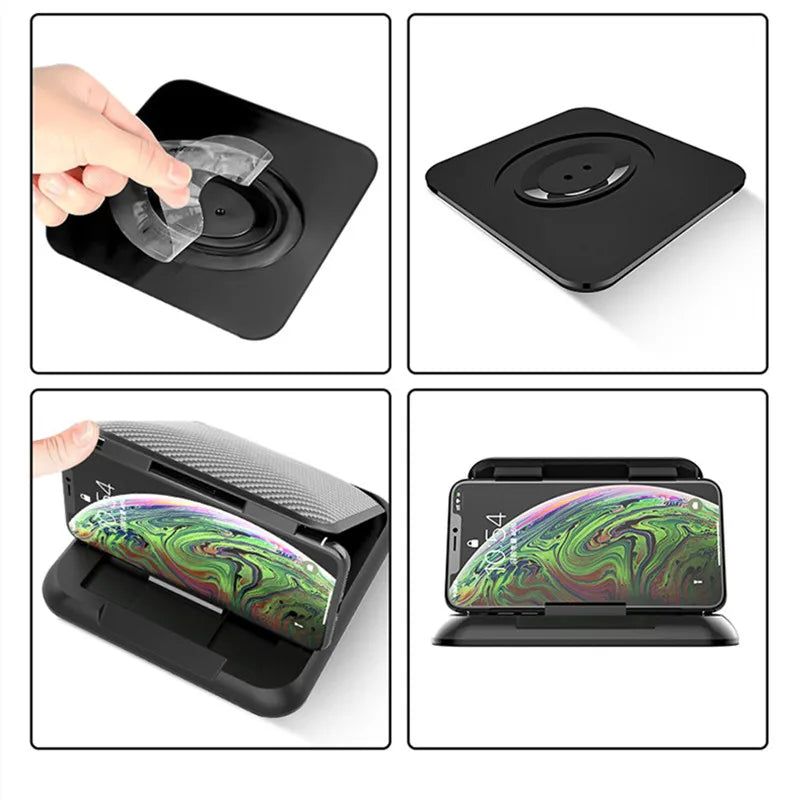 Universal Dashboard Car Phone Holder – Anti-Slip Suction